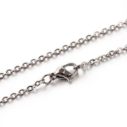 304 Stainless Steel Cable Chain Necklace