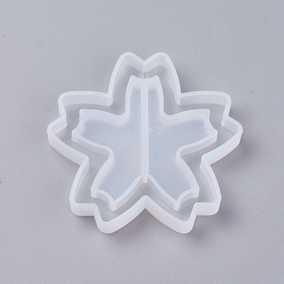 Shaker Mold, DIY Quicksand Jewelry Silicone Molds, Resin Casting Molds, For UV Resin, Epoxy Resin Jewelry Making, Sakura
