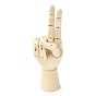 Maniquí de artista de madera, con dedos flexibles, palma