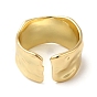 Латунные открытые кольца манжеты, широкое кованое кольцо для мужчин и женщин