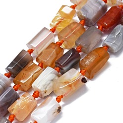 Botswana Agate Natural Botswana Agate Beads Strands, Nuggets, 11~14x6~8mm, Hole: 0.9mm, about 28~32pcs/strand, 15.75''(40cm)