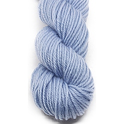 Light Steel Blue Acrylic Fiber Yarn, for Weaving, Knitting & Crochet, Light Steel Blue, 2~3mm