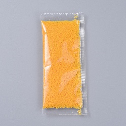 Orange Decorative Moss Powder, for Terrariums, DIY Epoxy Resin Material Filling, Orange, Packing Bag: 125x60x8mm
