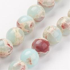 Shoushan Stone Synthetic Shoushan Stone Beads Strands, Round, 10mm, Hole: 1mm, about 38~39pcs/strand, 15 inch
