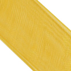 Verge D'or Ruban d'organza polyester, verge d'or, 3/8 pouce (9 mm), 200 yards / rouleau (182.88 m / rouleau)
