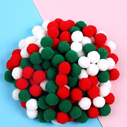 Colorful Handmade DIY Doll Craft Polyester Pom Pom Balls, Colorful, 2cm