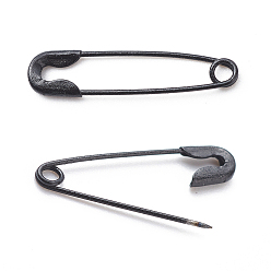 Gunmetal Iron Safety Pins, Gunmetal, 20x5x1.5mm, 1000pcs/bag