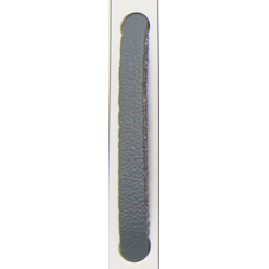 Серый Корейские искусственная замша шнур, искусственная замшевая кружева, с ПУ кожаный, серые, 3x1.5 мм, около 100 ярдов / рулон (300 футов / рулон)