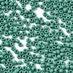 (55D) Opaque Dark Turquoise Toho perles de rocaille rondes, perles de rocaille japonais, (55 d) turquoise foncé opaque, 11/0, 2.2mm, Trou: 0.8mm, environ 50000 pcs / livre