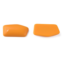 Orange Opaque Acrylic Cabochons, Nuggets, Orange, 27x14.5x5mm, about 300pcs/500g