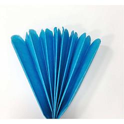 Dodger Azul Bolas de flores de papel, para la decoración de la boda, Suministros para la fiesta, azul dodger, 25 cm