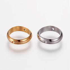 Couleur Mélangete Perle en laiton cadres, anneau, couleur mixte, 12x3mm, Trou: 0.5mm