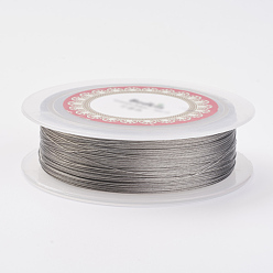 Stainless Steel Color Steel Wire, Silver, Stainless Steel Color, 0.4mm