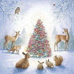 Рождественская елка Наборы алмазной живописи на рождественскую тему своими руками, включая стразы из смолы, алмазная липкая ручка, поднос тарелка и клей глина, узор Рождество дерево, 400x300 мм