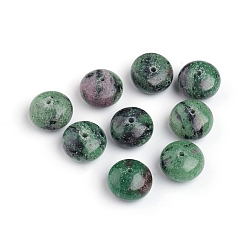 Ruby in Zoisite Natural Ruby in Zoisite Beads, Rondelle, 12~12.5x7~8.5mm, Hole: 1.5mm