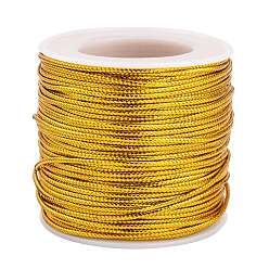 Goldenrod Metallic Cord, Goldenrod, 2mm, about 43.74 yards(40m)/roll