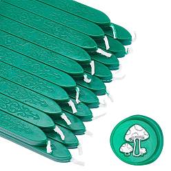Зеленый Сургучные палочки, с фитилями, для сургучной печати, зелёные, 91x12x11.8 мм