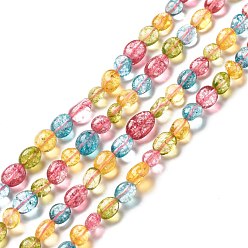 Coloré Brins de cristal de perles de quartz naturel, nuggets, pierre tombée, teint, colorées, 8~15.5x7.5~10x6~8.5mm, Trou: 1.2mm, Environ 36~38 pcs/chapelet, 15.55'' (39.5~40 cm)
