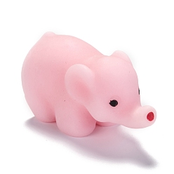 Pink Игрушка для снятия стресса в форме слона, забавная сенсорная игрушка непоседа, для снятия стресса и тревожности, розовые, 46x23x25 мм