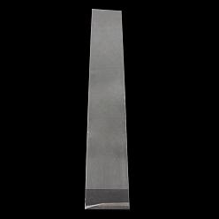 Прозрачный Прямоугольник ОПП целлофановые мешки, прозрачные, 52x6 см, односторонняя толщина: 0.035 мм, внутренняя мера: 48x6 см