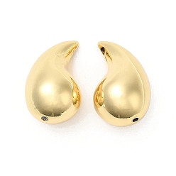Real 16K Gold Plated Brass Beads, Teardrop, Real 16K Gold Plated, 32x17.5x18mm, Hole: 2.2mm