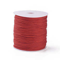 Red Olycraft Polyester Thread, Red, 1.5mm, about 140m/roll