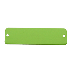 Lime Green Electrophoresis Iron Twisted Chains, Unwelded, with Spool, Solid Color, Oval, Lime Green, 3x2.2x0.6mm