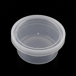 Clear Column Plastic Bead Storage Containers, Clear, 8.5x4cm, Capacity: 125ml(4.23 fl. oz)