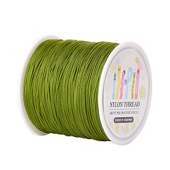 Olive Nylon Thread, Olive, 0.8mm, about 98.43yards/roll(90m/roll)