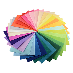 (52) Непрозрачная лаванда Нетканые ткани вышивка иглы войлока для DIY ремесел, прямоугольные, разноцветные, 29.8~30x19.8~20x0.1 см, о 40 шт / мешок