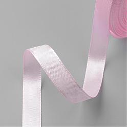 Pink Cinta de satén de una sola cara, Cinta de poliéster, cáncer de mama conciencia rosada de la cinta de fabricación de materiales, Día de San Valentín regalos, paquetes de cajas, rosa, 3/8 pulgada (10 mm), aproximadamente 25 yardas / rollo (22.86 m / rollo), 10 rollos / grupo, 250yards / grupo (228.6m / grupo)