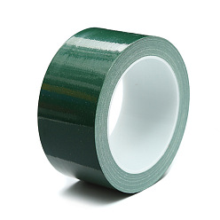 Dark Green Polyethylene & Gauze Adhesive Tapes for Fixing Carpet, Bookbinding Repair Cloth Tape, Flat, Dark Green, 4.5cm, 10m/roll