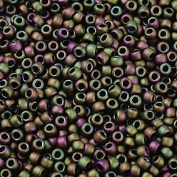 (708) Matte Color Cassiopeia Toho perles de rocaille rondes, perles de rocaille japonais, (708) cassiopeia de couleur mate, 8/0, 3mm, Trou: 1mm, environ1110 pcs / 50 g