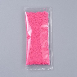 Deep Pink Decorative Moss Powder, for Terrariums, DIY Epoxy Resin Material Filling, Deep Pink, Packing Bag: 125x60x8mm