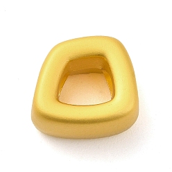 Trapezoid Zinc Alloy Beads, Matte Gold Color, Trapezoid, 10x10.5x6mm, Hole: 3mm