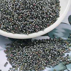 (DB2203) Vitrail Matte MIYUKI Delica Beads, Cylinder, Japanese Seed Beads, 11/0, (DB2203) Vitrail Matte, 1.3x1.6mm, Hole: 0.8mm, about 10000pcs/bag, 50g/bag