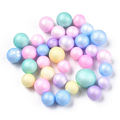Mixed Color Small Craft Foam Balls, Round, for DIY Wedding Holiday Crafts Making, Mixed Color, 7~10mm