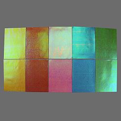 (52) Непрозрачная лаванда A4 блестящая крафт-бумага, сверкающая бумага для оригами, прямоугольные, разноцветные, 297x210x0.1 мм, 5 цветов, 2 листов / цвет, 10 простыни / мешок