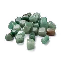 Aventurine Verte Perles naturelles en aventurine verte, sans trou, nuggets, pierre tombée, pierres de guérison pour l'équilibrage des chakras, cristal thérapie, méditation, reiki, gemmes de remplissage de vase, 7mm, environ14~26x13~21x12~18 pcs / 140 g