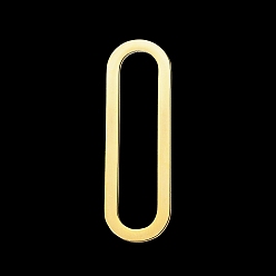 Золотой 201 нержавеющей стали связывающий кольца, лазерная резка, овальные, золотые, 33x10x1 мм, внутренний диаметр: 29x6 мм