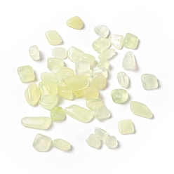 Jade Nouveau Nouvelles perles de jade naturelles, pas de trous / non percés, nuggets, 9.5~18.5x7.5~9x2.5~5.5mm, environ790 pcs / 500 g