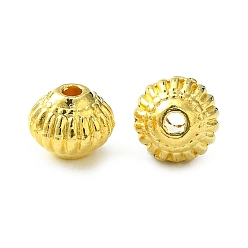 Golden Tibetan Style Alloy Bicone Beads, Cadmium Free & Nickel Free & Lead Free, Golden, 8x6.5mm, Hole: 1.5mm, about 950pcs/1000g