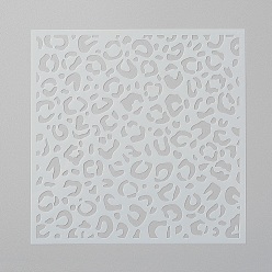 Белый Геометрические пластиковые многоразовые трафареты для рисования, трафареты для торта, для росписи по бумаге для скрапбукинга стеновая ткань напольная мебель дерево и торты, белые, 13x13x0.01 см