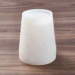 Белый Силиконовые формы для пепельницы своими руками, формы для литья смолы, для изготовления изделий из уф-смолы и эпоксидной смолы, колонка, белые, 84x102 мм, внутренний диаметр: 61 мм