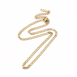 Chapado en Oro Real de 14K Chapado en iones (ip) 304 collar de cadena de eslabones marineros de acero inoxidable para mujer, real 14 k chapado en oro, 12.13 pulgada (30.8 cm)