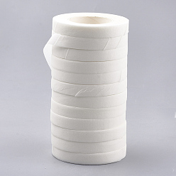 Blanco Rollo de papel arrugado, para la decoración del partido, blanco, 12 mm, sobre 30 yardas / rodillo, 12 rollos / grupo