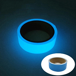 Royal Blue Glow in The Dark Tape, Fluorescent Paper Tape, Luminous Safety Tape, for Stage, Stairs, Walls, Steps, Exits, Royal Blue, 1cm, about 5m/roll