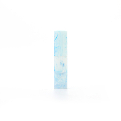 Pale Turquoise Marble Pattern Empty Portable Plastic Spray Bottles, Refillable Detachable Glass Inner Bottle Travel Perfume Container, Pale Turquoise, 10.5x2.43cm, Capacity: 10ml(0.34fl. oz)