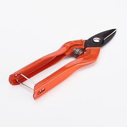 Orange Red Iron Jewelry Pliers, Shear, Metal Sheet Cutter, Orange Red, 168x41x16.5mm