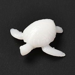 White 3D Resin Model, UV Resin Filler, Epoxy Resin Jewelry Making, Tortoise, White, 21x25x7mm